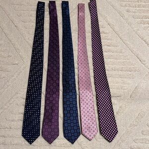 Bundle of 5 Men’s Silk Neckties